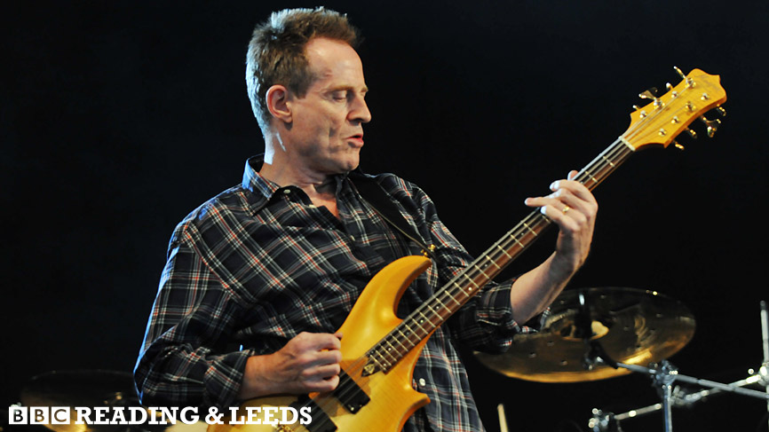 Them Crooked Vultures performing at Reading Festival 2009