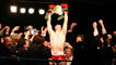 Stuart Brennan as a victorious Howard Winstone surrounded by a crowd © Felix Coles