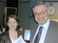 John Thompson with Deirdre Donnelly