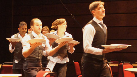 The Crashmat Collective in rehearsal earlier this week