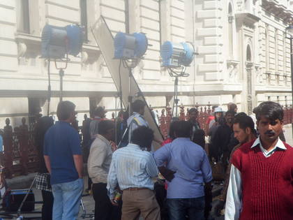 The set of Salman Khan's film Veer