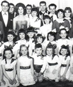 Group of Irish dancers