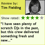 Tim Fielding gives the night 4 out of 5 stars.