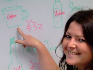 Maria learns some vital vocabulary.