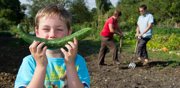 The Brown family at Hatchlands (Photo: Professional Images)