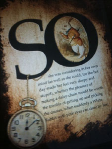 Screengrab of Alice in Wonderland on Apple iPad