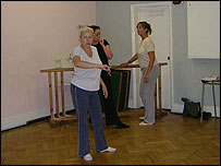 Stella gives instruction 