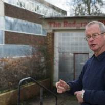 Chris Mansell outside Redgrave Theatre