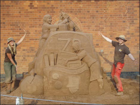 Sand Sculpture - South Wigston High School