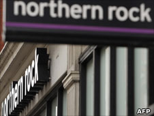 Northern Rock sign