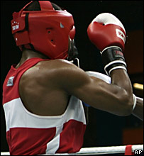Boxeador cubano