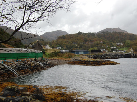 Colour view of Gairloch Pier