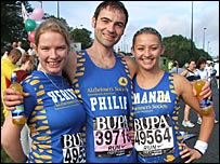 GNR runners for Alzheimer's Society