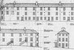 Drawings of elevations of Caithness Row, New Lanark 