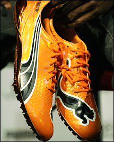 Bolt's shoes