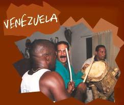 Afro Venezuelan musicians on the coast