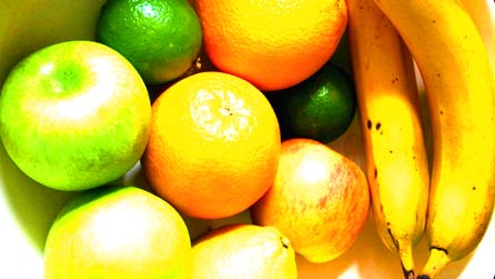 A bowl of fruit