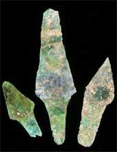 Copper knives from the Amesbury Archer's grave