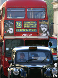 routemaster and taxi