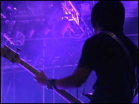 Musician at Beached 2005