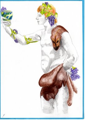 Summer gardens statue