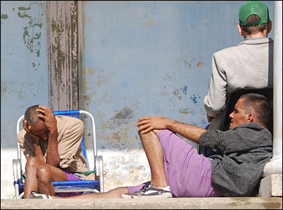 Pacientes de un hospital psiquiátrico de La Habana (Foto: Raquel Pérez)