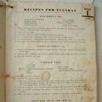 Recipe Book with daily recipes for 3 weeks - taking into account rationing