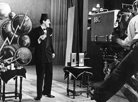 Tommy Cooper performing on BBC's Gala Variety in 1950
