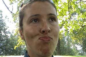 Elizabeth is impressed by the amount of testosterone around!