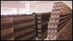 Casa feita com bolachas de cerveja