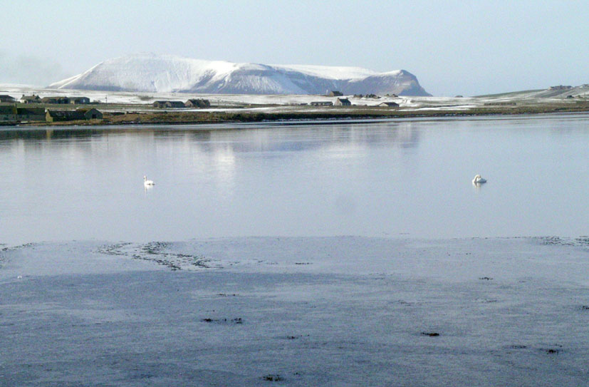 Not a breath of wind either