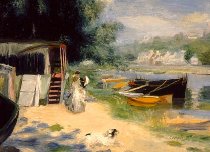 View of Bougival, 1873 c Milwaukee Art Museum