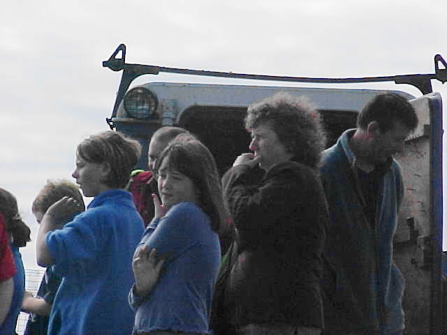 crowd witness this historic sight