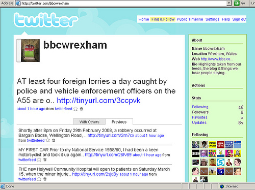 Twitter - screengrab