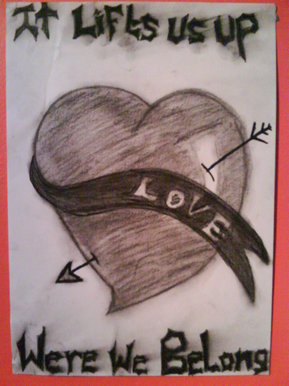 Love lifts us up where we belong