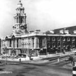 Stockport Town Hall where Anne Misselke nee Alexandre was billeted with her school from Guernsey - summer 1940.