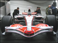 Lewis Hamilton's '08 car