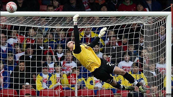 With Kello in goal for most games Hearts have lost just 30 goals this season