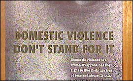 Domestic violence poster