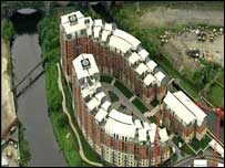 waterfront flats in Leeds