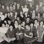 A social evening at the training centre on Beighton Lane. the men are mainly Polish volunteers.