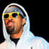 Redman flashing some neon Wayfarers as he comes on stage.
