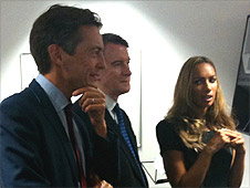 Ben Bradshaw, Leona Lewis, Peter Mandelson