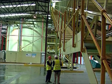 Premier Waste's advanced recycling centre with one of the digestor towers