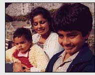 Sabina with her children 