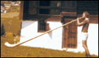 Today SM Adrian playing a genuine alpine alphorn.