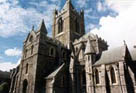 Photograph showing Christ Church Cathedral in Dublin, Ireland