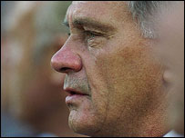 On the England bench