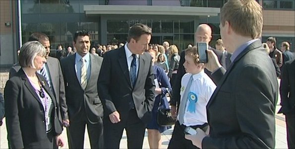 David Cameron and Daniel Dennis