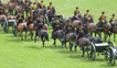 The King's Troop Royal Horse Artillery, whose Musical Drive is one of the most spectacular displays of horsemanship in the world. 